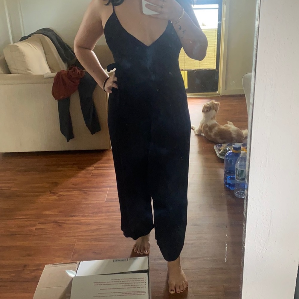L space black jumpsuit